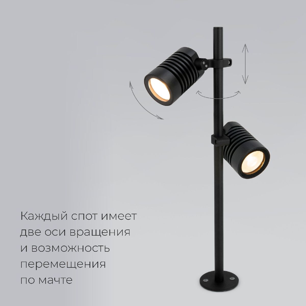 Архитектурная подсветка Elektrostandard Landscape/2 (041 FL LED) черный 4690389184215 a058259 в Санкт-Петербурге