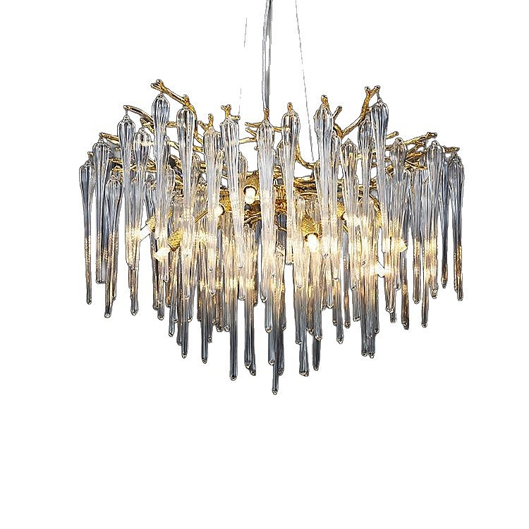 Подвесная люстра Lightera Drops LE301L-8G в #REGION_NAME_DECLINE_PP#