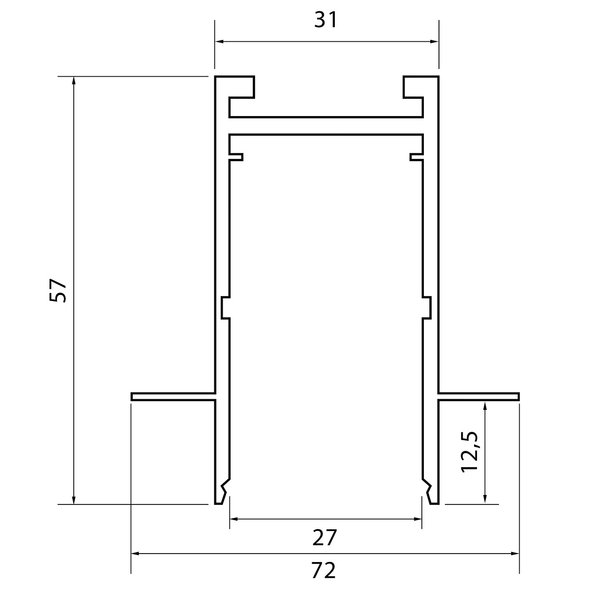 Шинопровод встраиваемый ST Luce Skyline 220 ST021.519.00H в Санкт-Петербурге