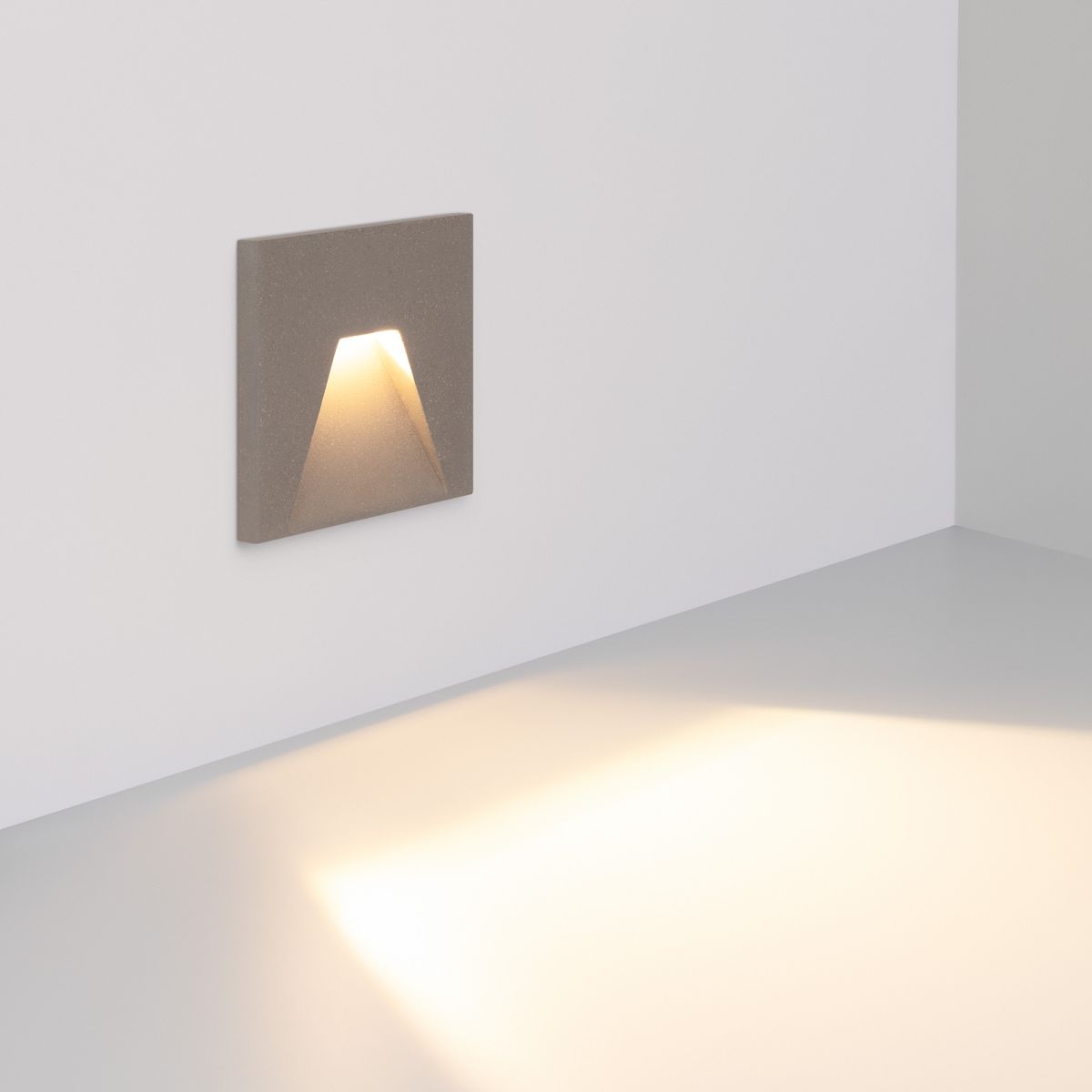 Светильник для ступеней Arlight LT-TIE-S100-3W Warm3000 (GR, 75x30 deg, 230V) (IP65 Бетон) 050875 в Санкт-Петербурге