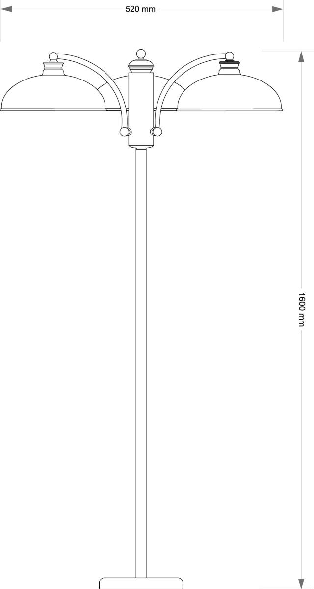 Торшер Kutek N N-LS-3 (Z) в #REGION_NAME_DECLINE_PP#
