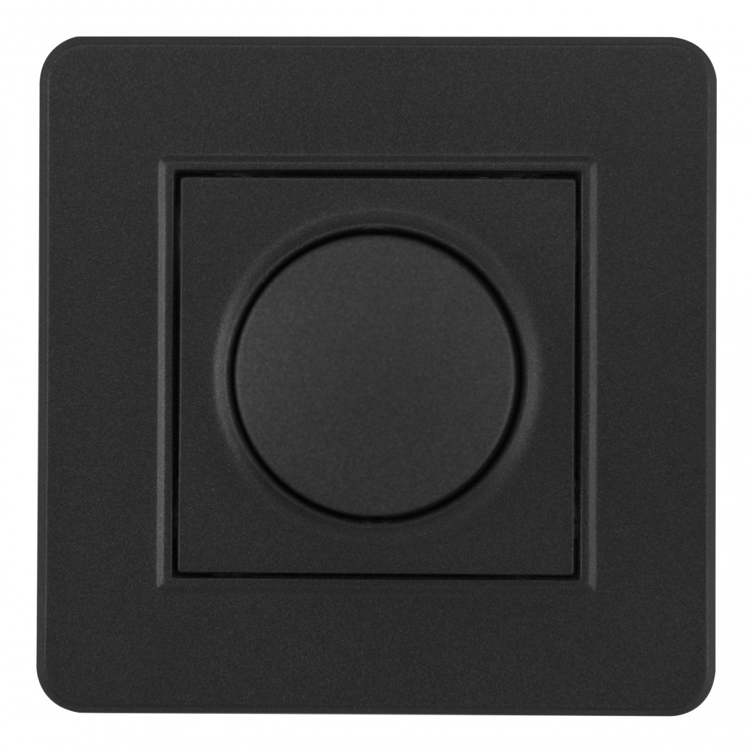 Диммер с рамкой Arte Milano SET16-1-48-1 black в Санкт-Петербурге