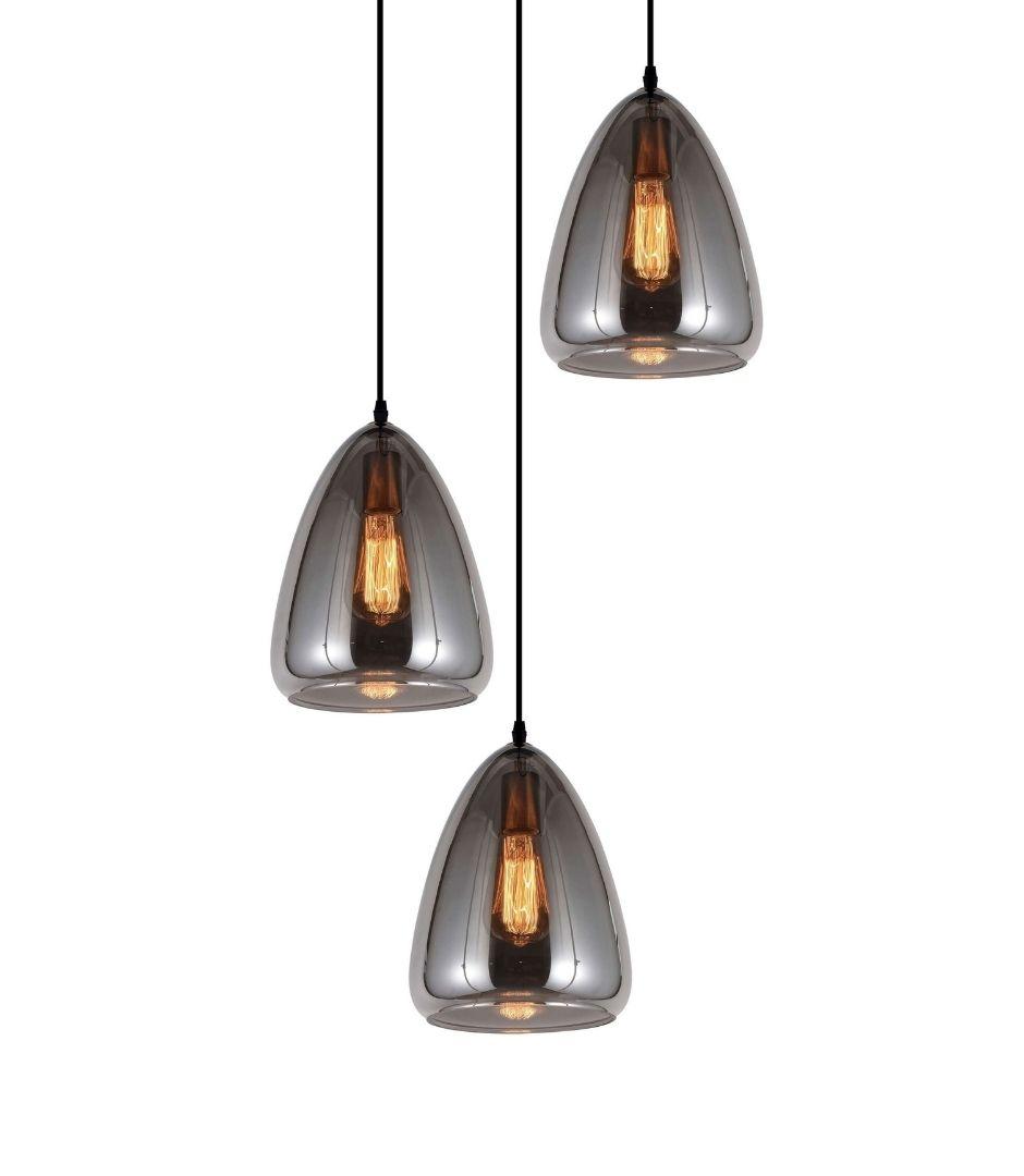 Подвесная люстра Lumina Deco Braga LDP 6841-3 GY в Санкт-Петербурге