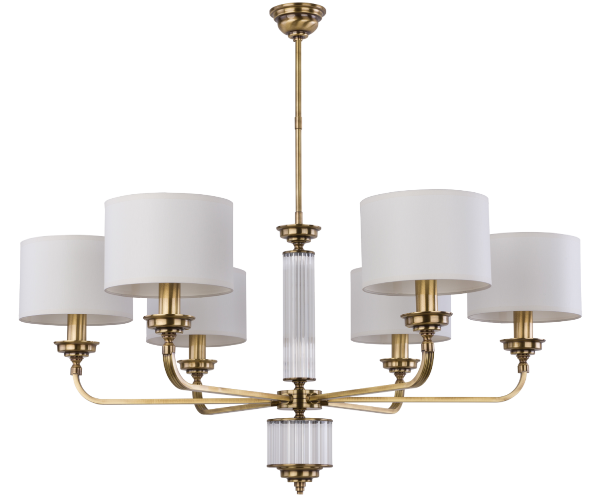 Подвесная люстра с тканевым абажуром Kutek Mood Verde VER-ZW-6 (P) в #REGION_NAME_DECLINE_PP#