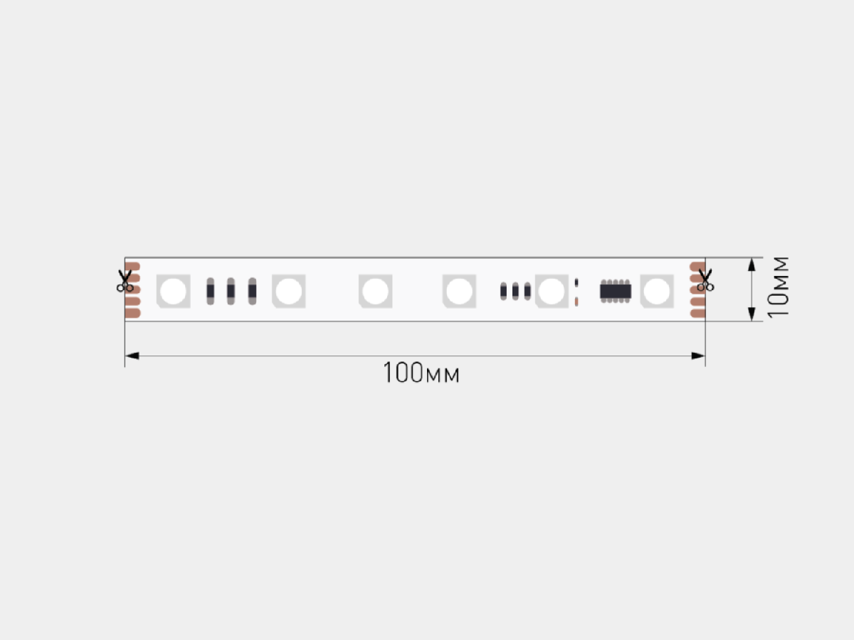 Светодиодная лента SWG PRO 5050 5м IP20 SWG5PT60-24-12-WS2811RGB 00-00032521 в Санкт-Петербурге