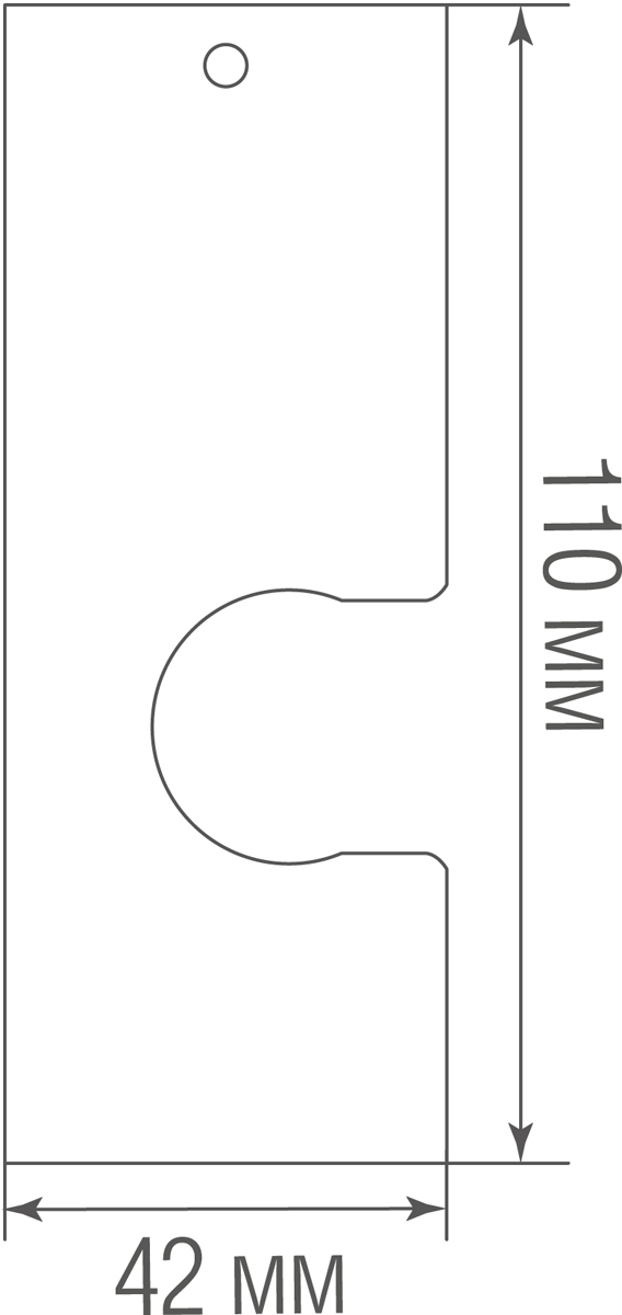 Вертикальный накладной держатель Donolux Light Wave Surface mount 110VB1 в Санкт-Петербурге