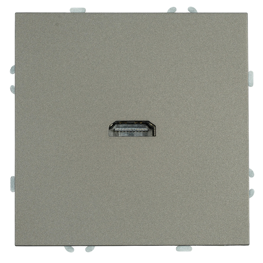 Розетка HDMI 2.0 Type A (механизм) Stekker Эмили RST00-5118-09 антрацит soft touch 50168 в #REGION_NAME_DECLINE_PP#