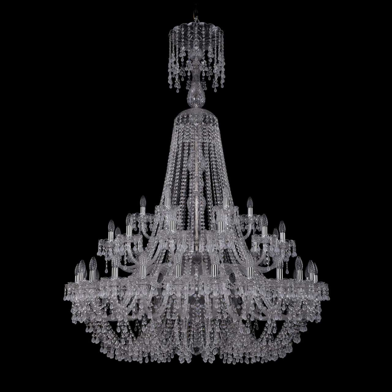 Подвесная люстра Bohemia Ivele 1410/24+12+6/460/XL-175/2d/Ni/V0300 в Санкт-Петербурге