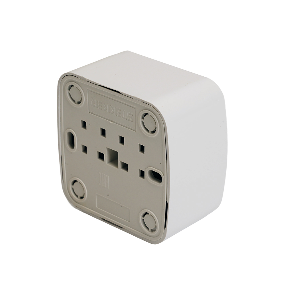 Розетка накладная 1-местная Stekker Basic PST10-501-20 50074 в Санкт-Петербурге