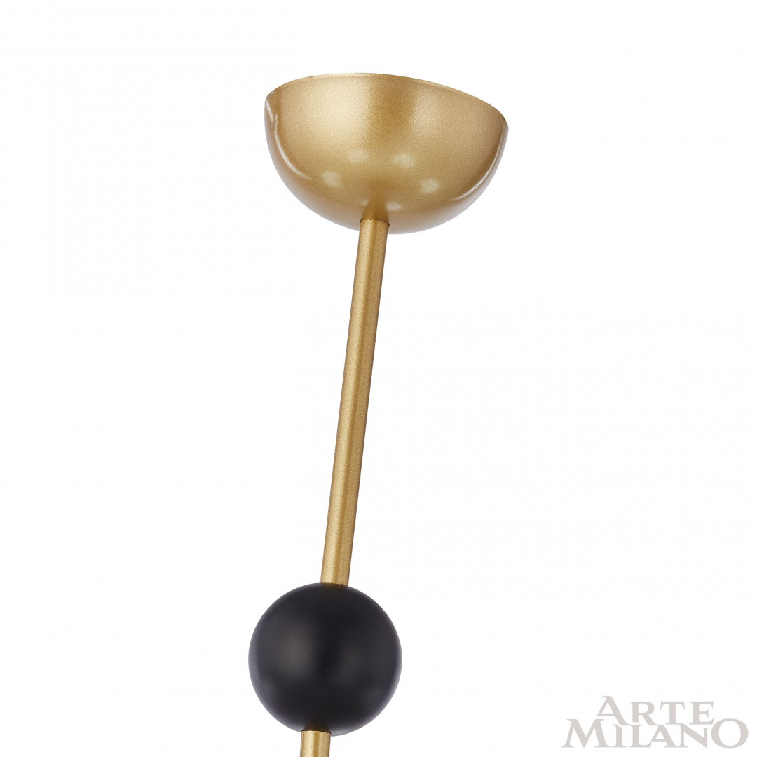 Люстра на штанге Arte Milano Napoli 312066/D940/8 BS/BK в Санкт-Петербурге