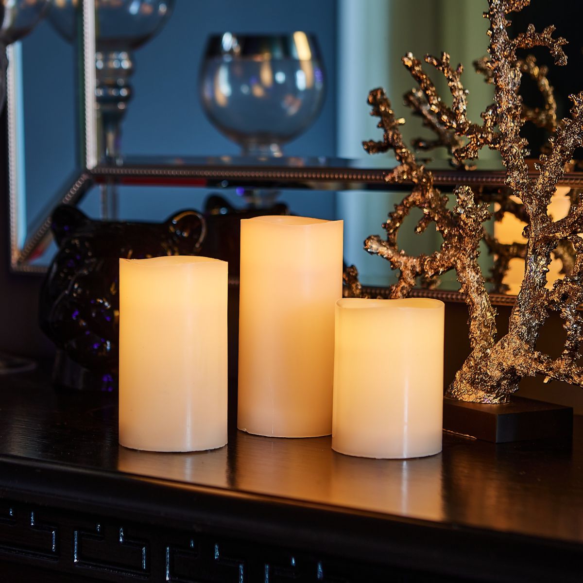 Набор свечей светодиодных Uniel ULD-F052 RGB RC CANDLE SET3 UL-00007259 в #REGION_NAME_DECLINE_PP#