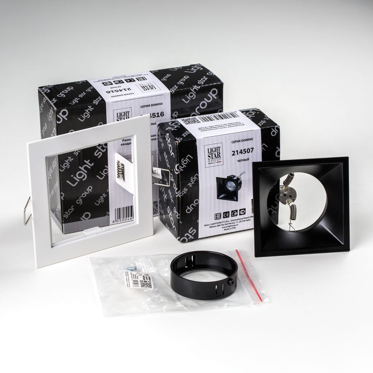 Встраиваемый светильник Lightstar Domino (214516+214507+214007) D51607BMOD в Санкт-Петербурге