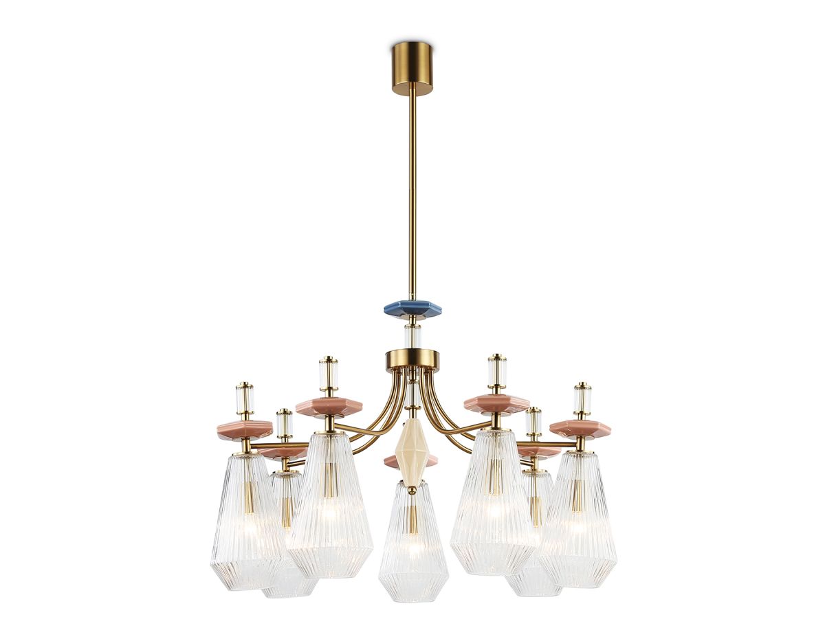 Люстра на штанге Ambrella Light High Light Ceramo Modern LH53184 в Санкт-Петербурге
