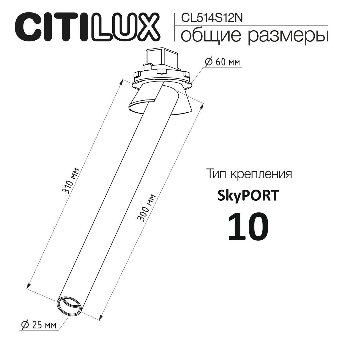 Встраиваемый спот Citilux Stek CL514S12N в Санкт-Петербурге