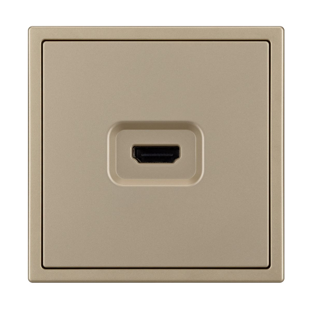 Механизм HDMI розетки Arlight SCT-NOBE-MHD1-SFPL-GD (Золотой песок) 061843 в Санкт-Петербурге