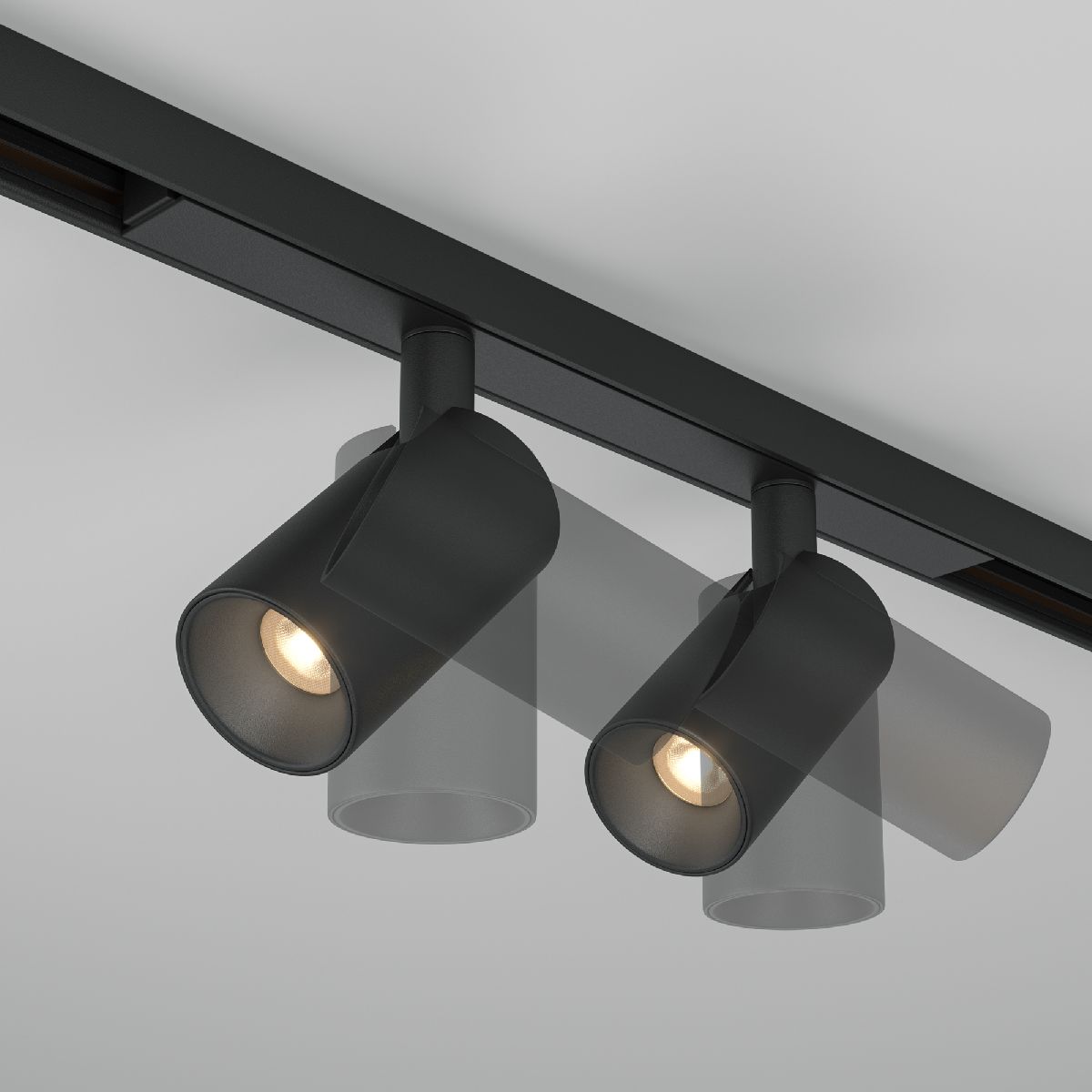 Трековый магнитный светильник Maytoni Focus Duo TR176-1-2X5WTW-M-B в Санкт-Петербурге