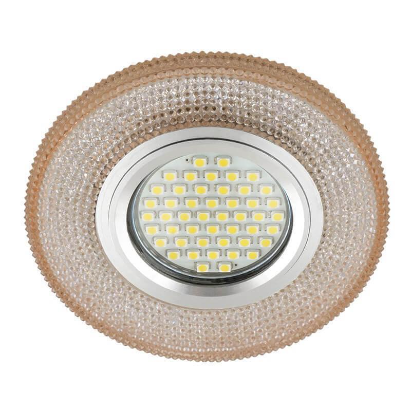 Встраиваемый светильник Fametto Luciole DLS-L142 Gu5.3 Glassy/Light Tea в Санкт-Петербурге