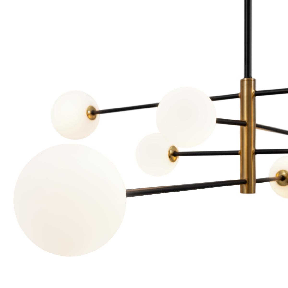 Люстра на штанге Freya Sphirity FR5376CL-08B в #REGION_NAME_DECLINE_PP#