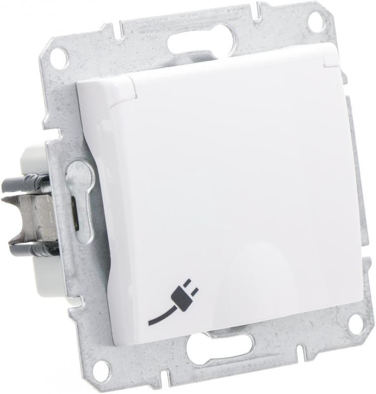 Розетка Schneider Electric Sedna с/з со шторками и крышкой 16A 250V SDN3100121 в Санкт-Петербурге