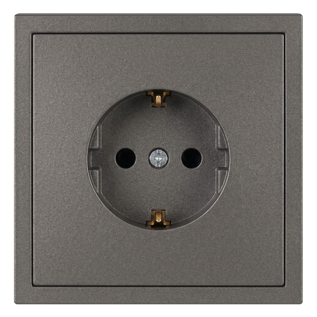 Розетка ЭРА Galaxy 15-2101-07 c заземлением 2P+E Schuko 16А-250В IP20 титан Б0070631 в Санкт-Петербурге