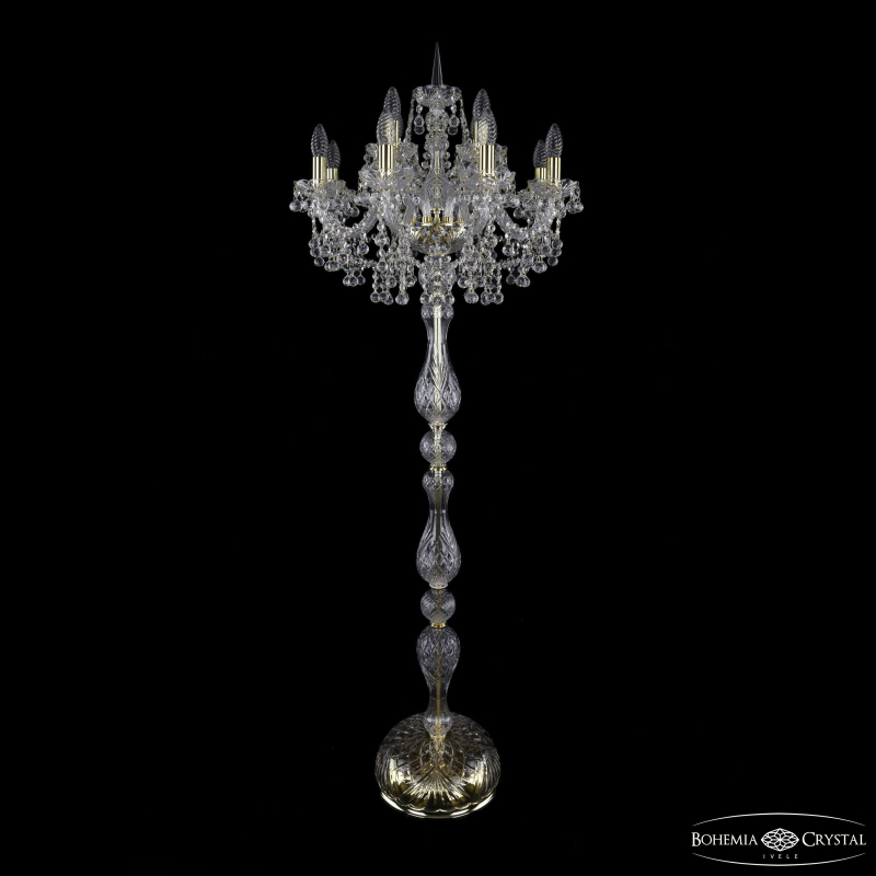 Торшер Bohemia Ivele Crystal 1409T1/8+4/195-165 G в Санкт-Петербурге