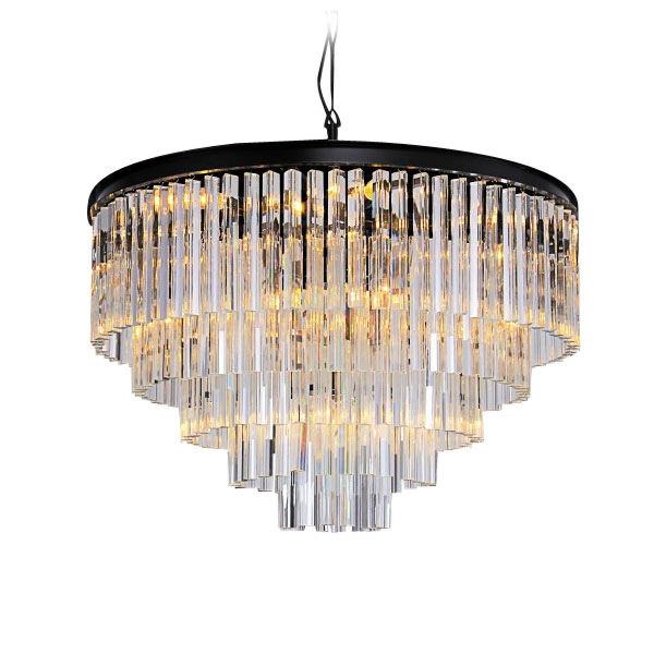 Подвесная люстра Delight Collection Odeon 10A black/clear в Санкт-Петербурге