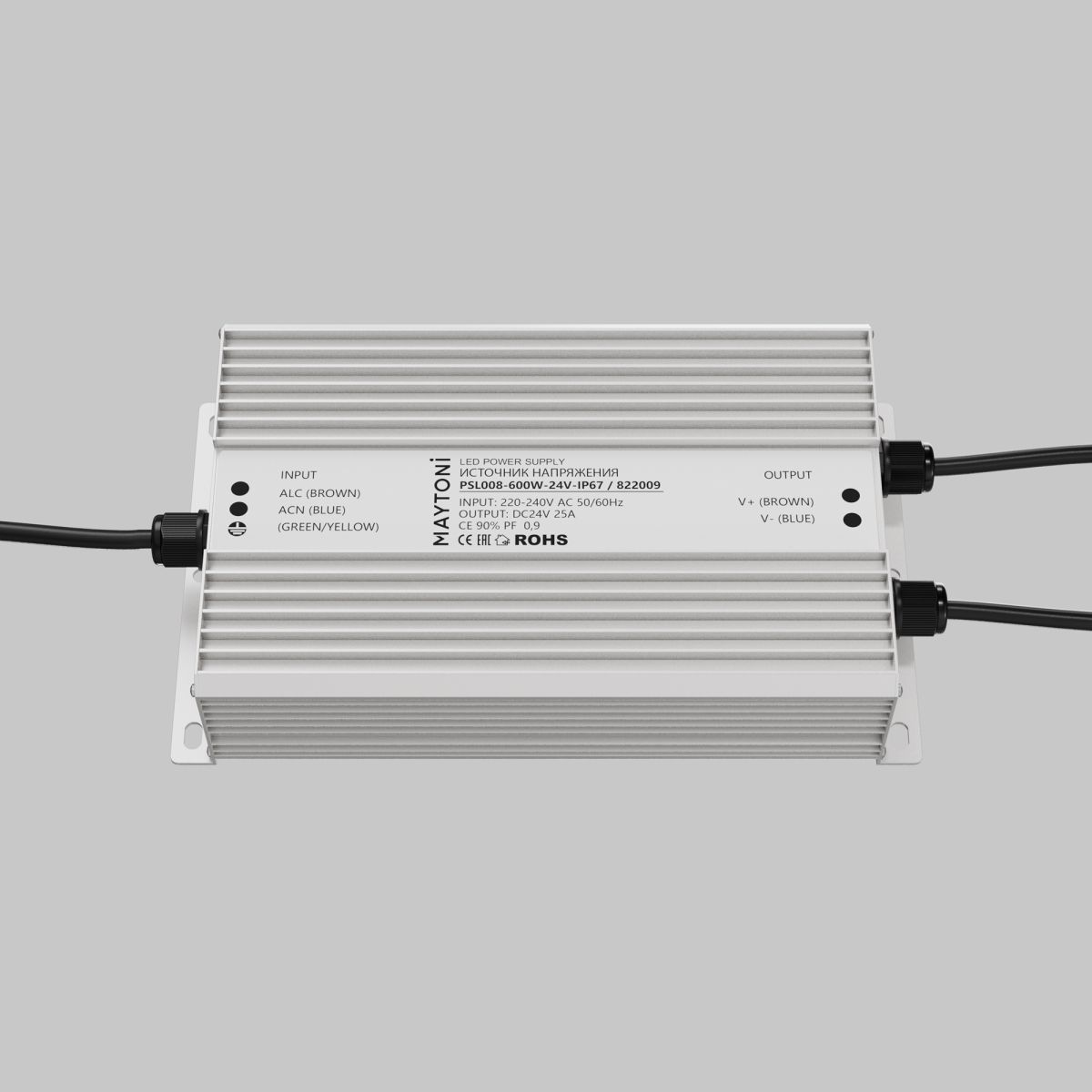 Блок питания Maytoni Led Strip PSL008 24В 600Вт IP67 822009 в #REGION_NAME_DECLINE_PP#