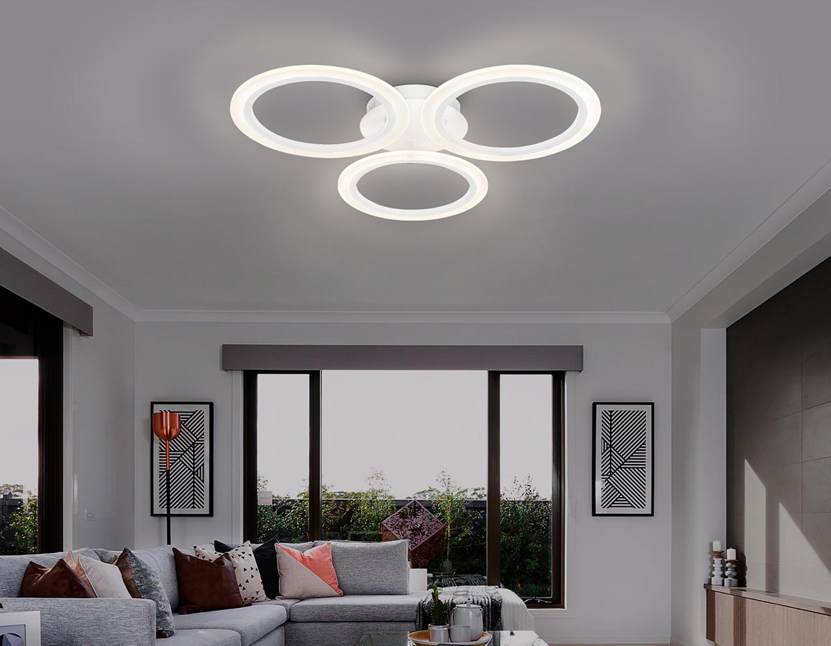 Потолочная светодиодная люстра Ambrella Light Original FA4052 в Санкт-Петербурге