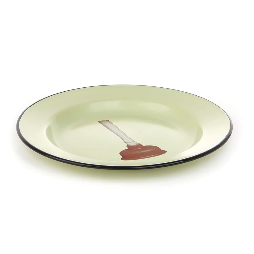 Тарелка Seletti Plunger Toiletpaper Enamel 16839 в Санкт-Петербурге