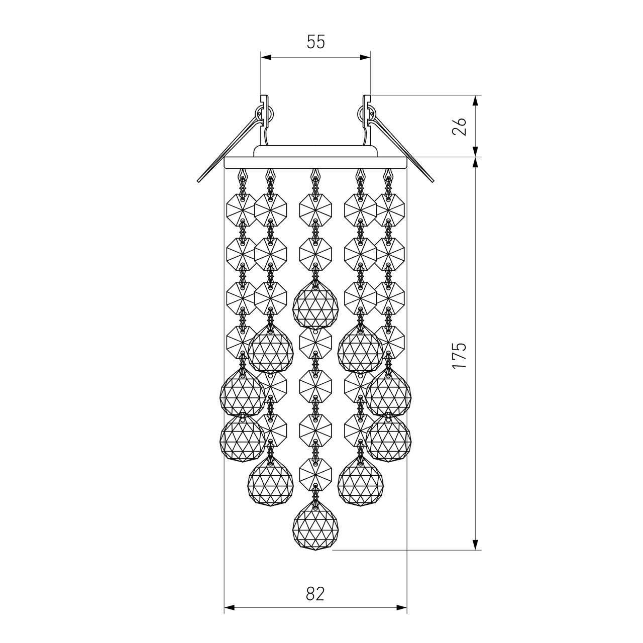 Встраиваемый светильник Elektrostandard 205C C GD/WH золото/прозрачный 4690389057588 в Санкт-Петербурге