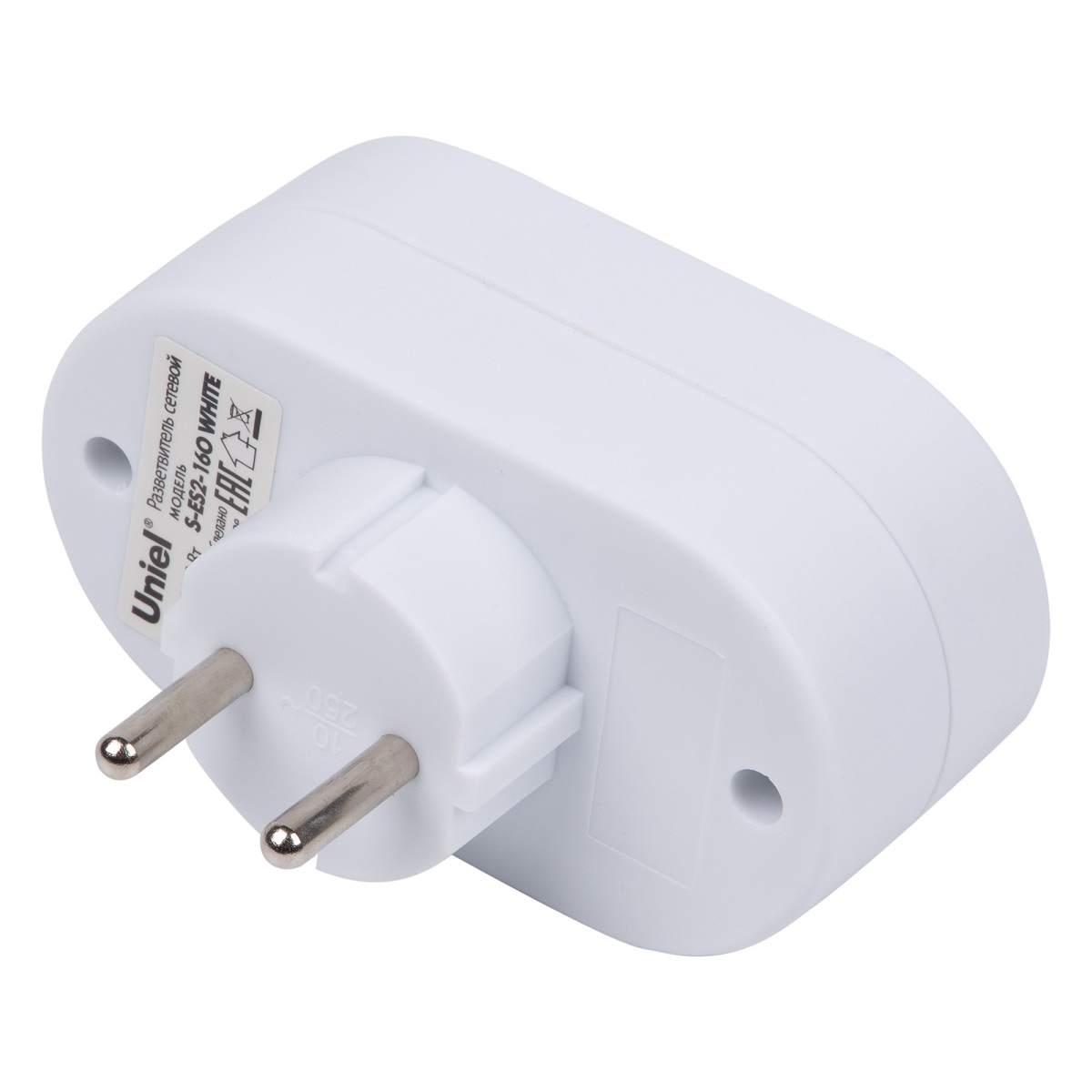 Сетевой разветвитель Uniel S-ES2-16O WHITE UL-00011233 в #REGION_NAME_DECLINE_PP#