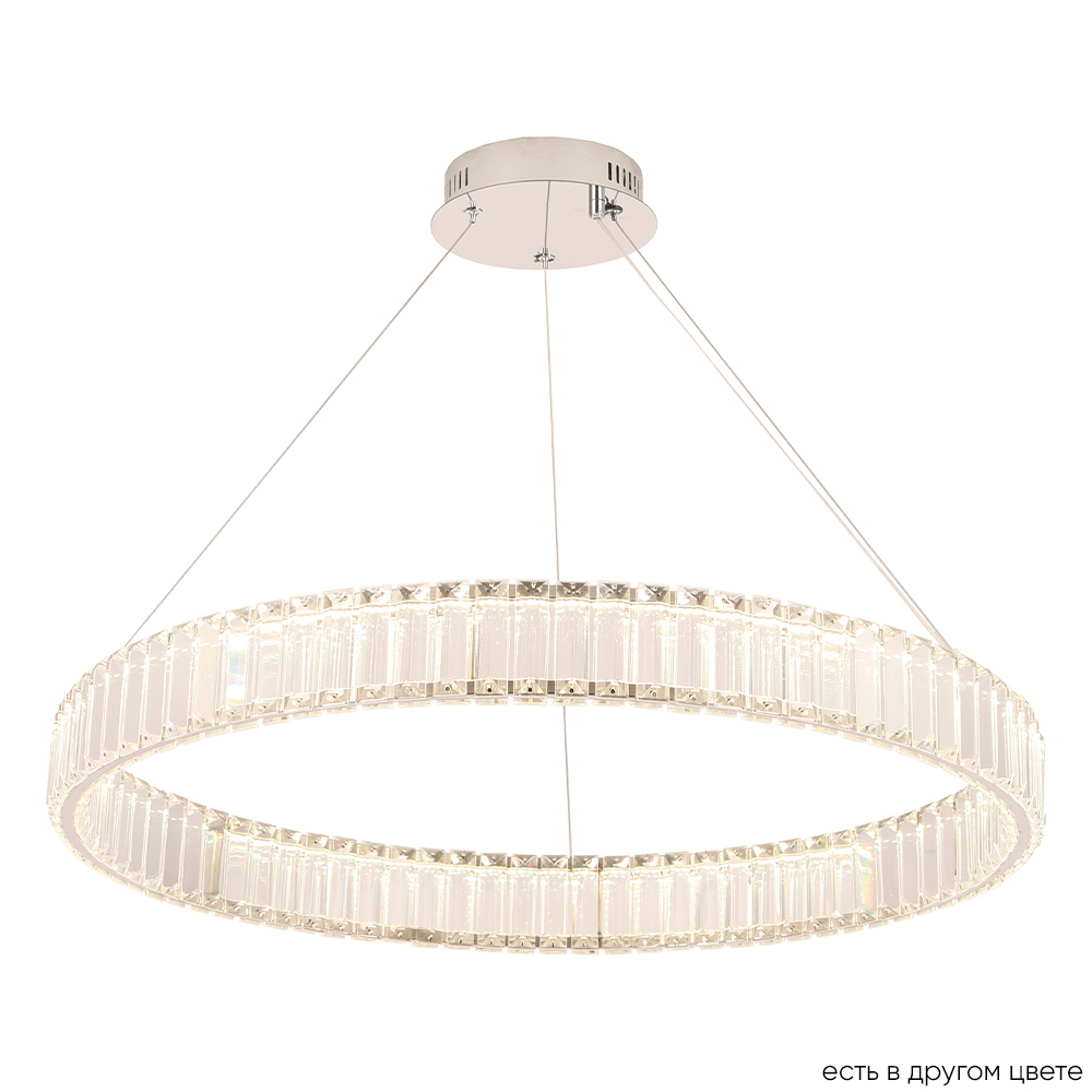 Подвесная люстра Crystal Lux MUSIKA SP70W LED CHROME в #REGION_NAME_DECLINE_PP#