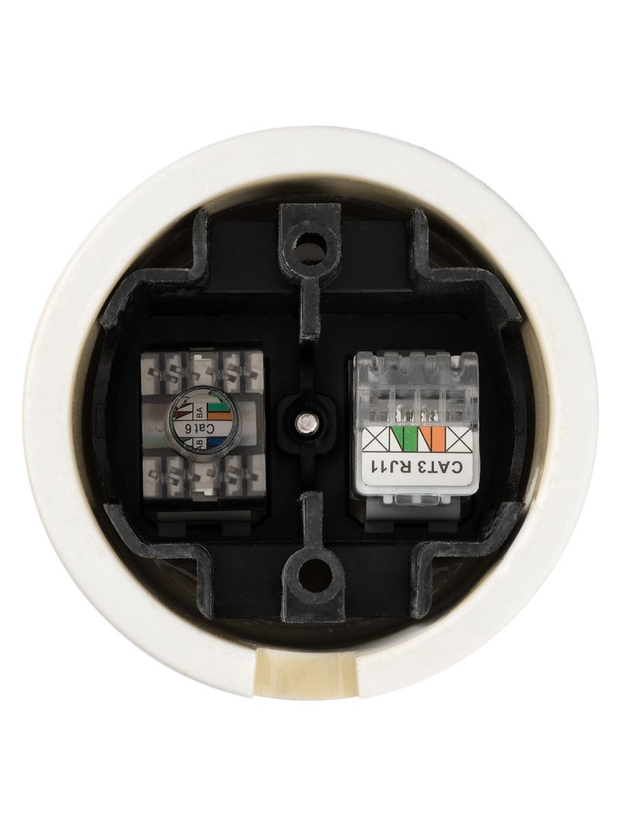 Розетка телефонная RJ11 + компьютерная RJ45 сл. кость Болонь TDM Electric SQ1820-0352 в #REGION_NAME_DECLINE_PP#