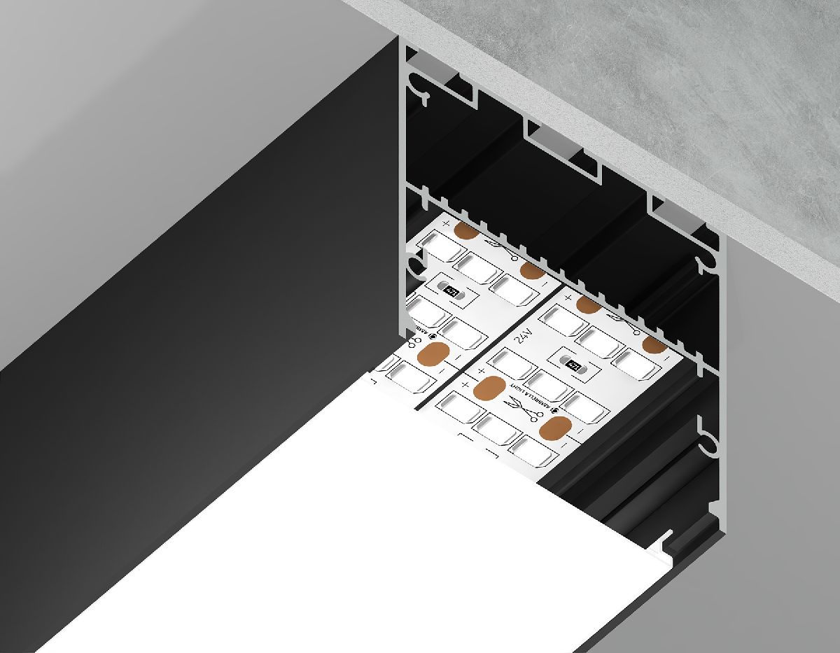 Алюминиевый профиль Ambrella Light Profile System GP3100BK в Санкт-Петербурге