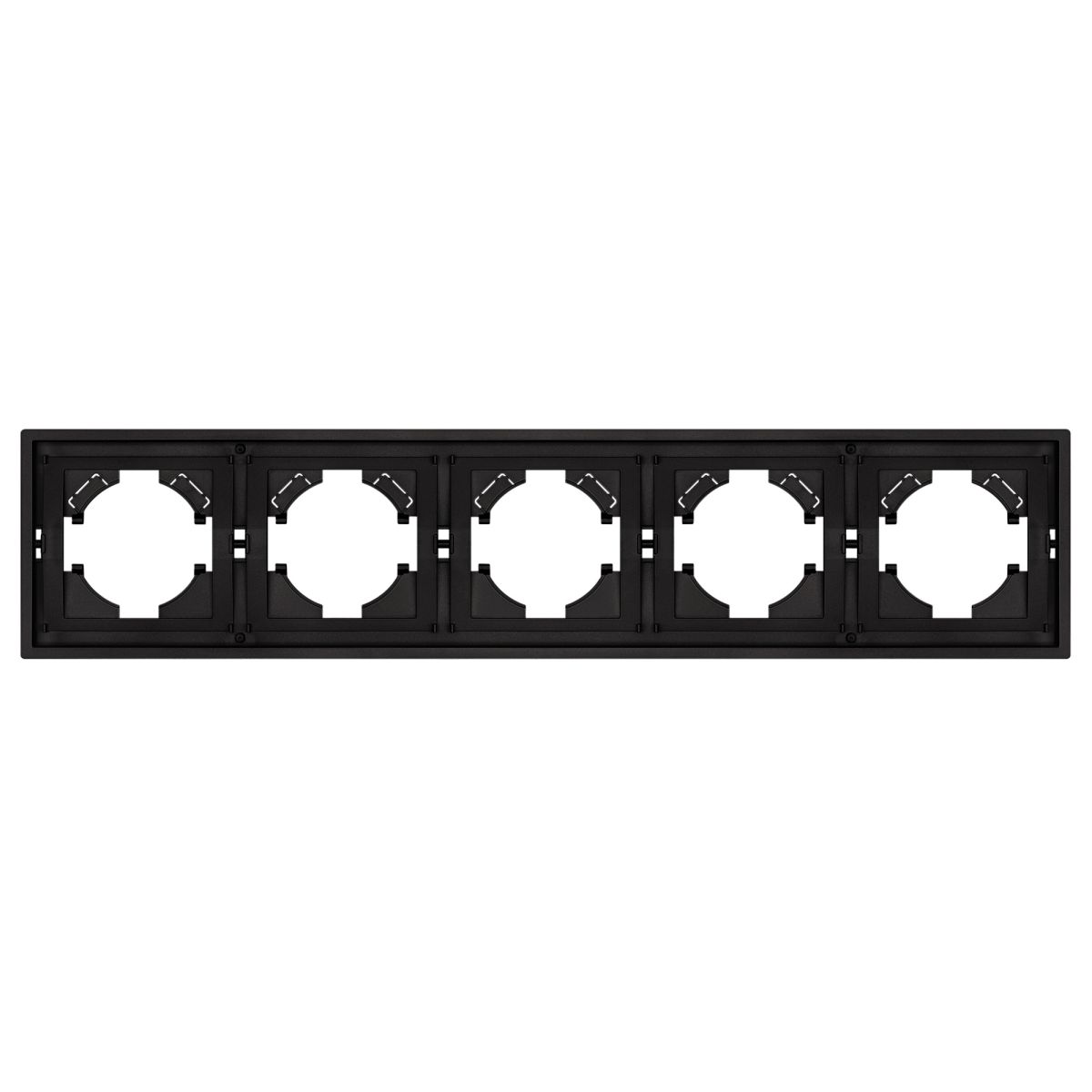 Рамка пластиковая на 5 постов Arlight FRM-TENDO-SFPL-5-BK 054657 в Санкт-Петербурге