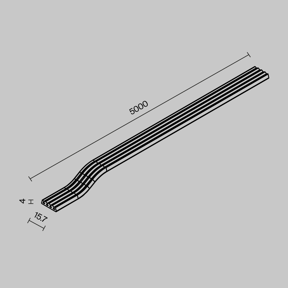 Токоведущая лента Maytoni Exility IP O-TR002-PW-5M в Санкт-Петербурге