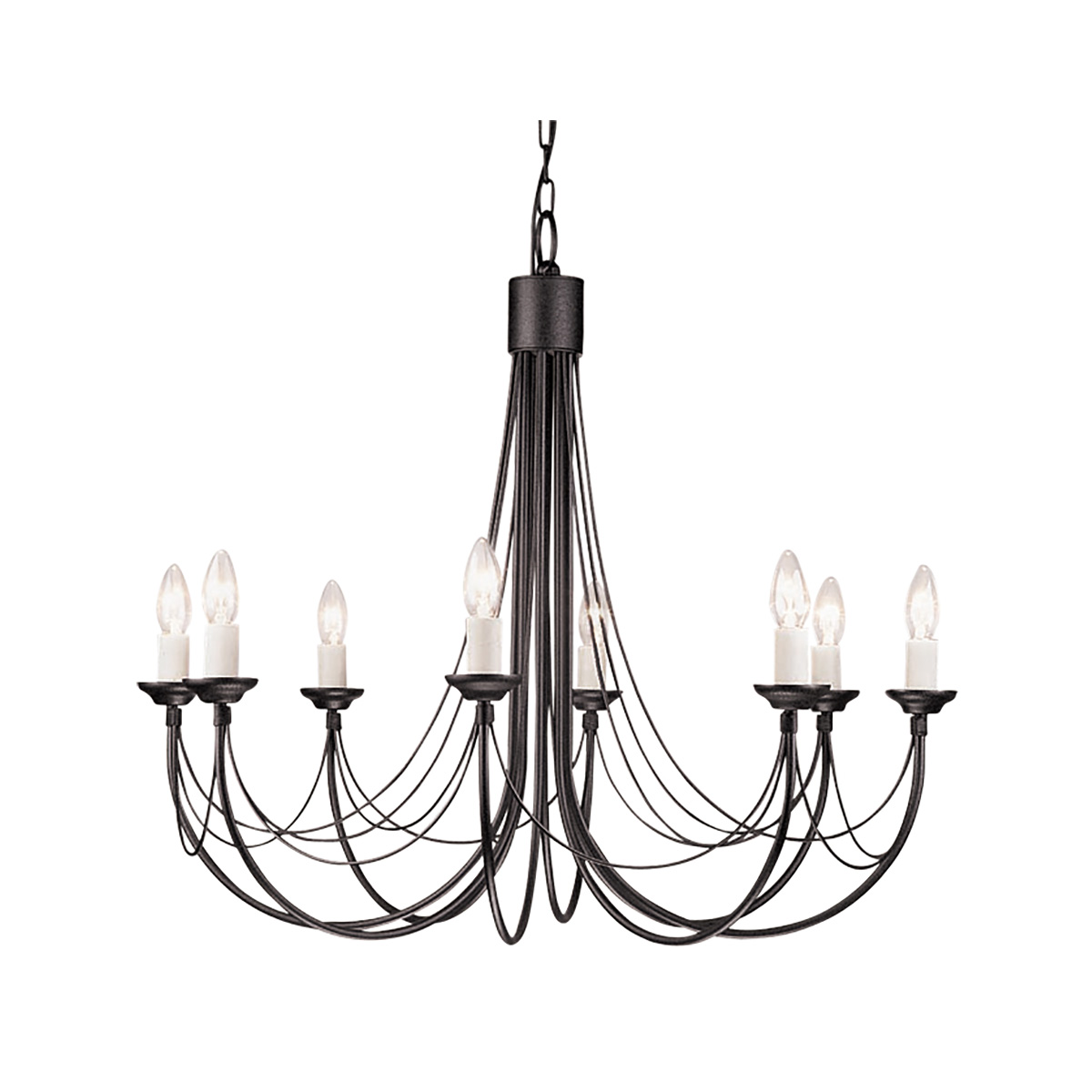 Подвесная люстра Elstead Lighting CB8-BLACK в Санкт-Петербурге