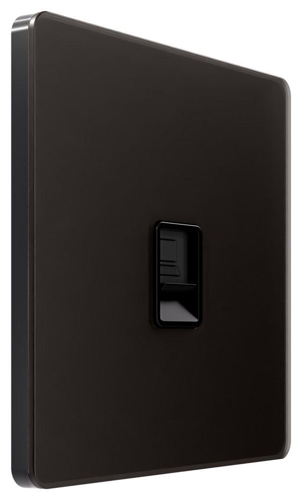 Розетка информационная RJ-45 кат.5e Systeme Electric Systeme Infinity Полярная ночь FSE001083 в Санкт-Петербурге