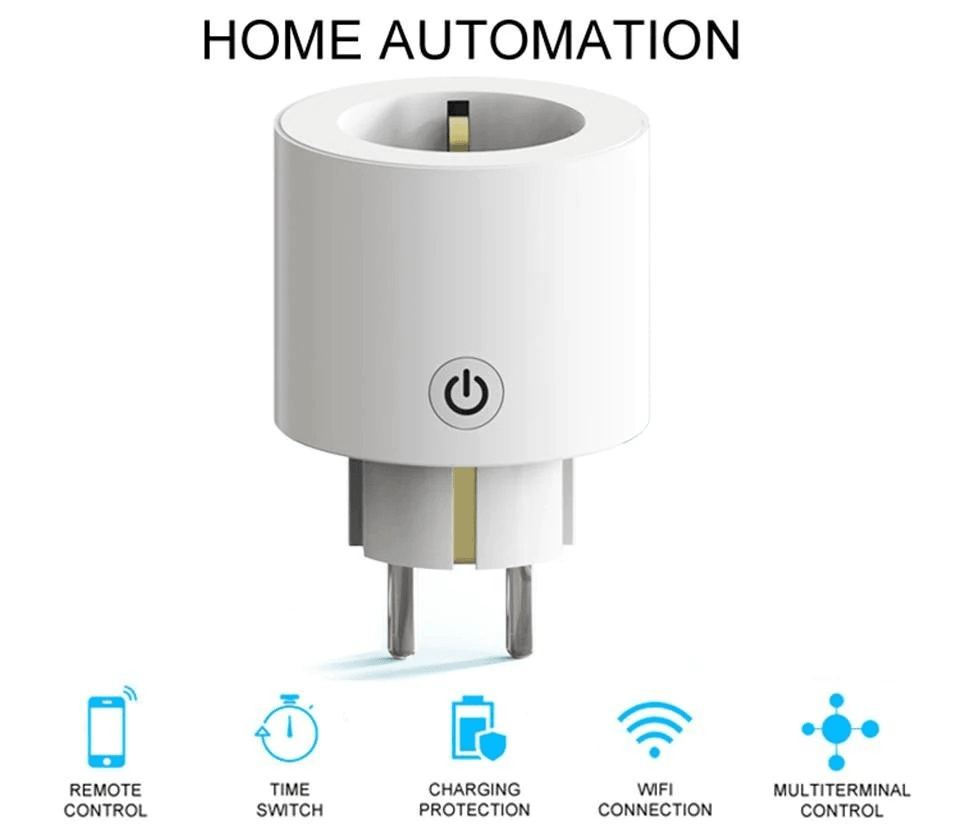 Розетка 1-пост. Moes Smart Socket Wi-Fi 250В 16А IP20 WK-UEU16-M в #REGION_NAME_DECLINE_PP#