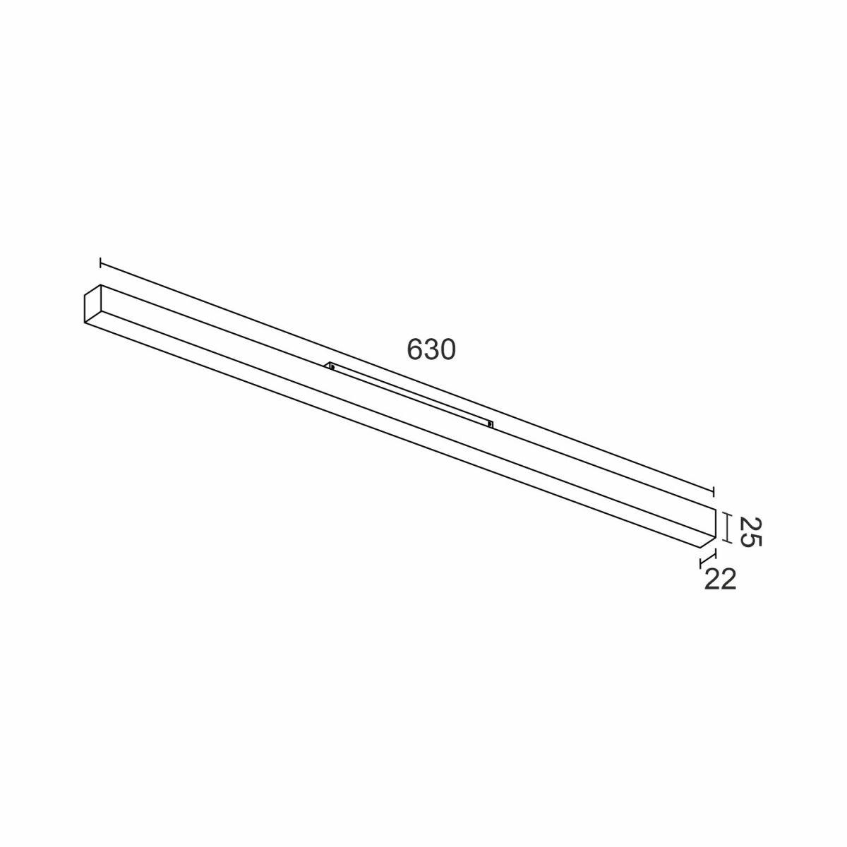 Светильник для магнитной системы Ledron MATTE LINE 630 White 4000K 00000017973 в Санкт-Петербурге