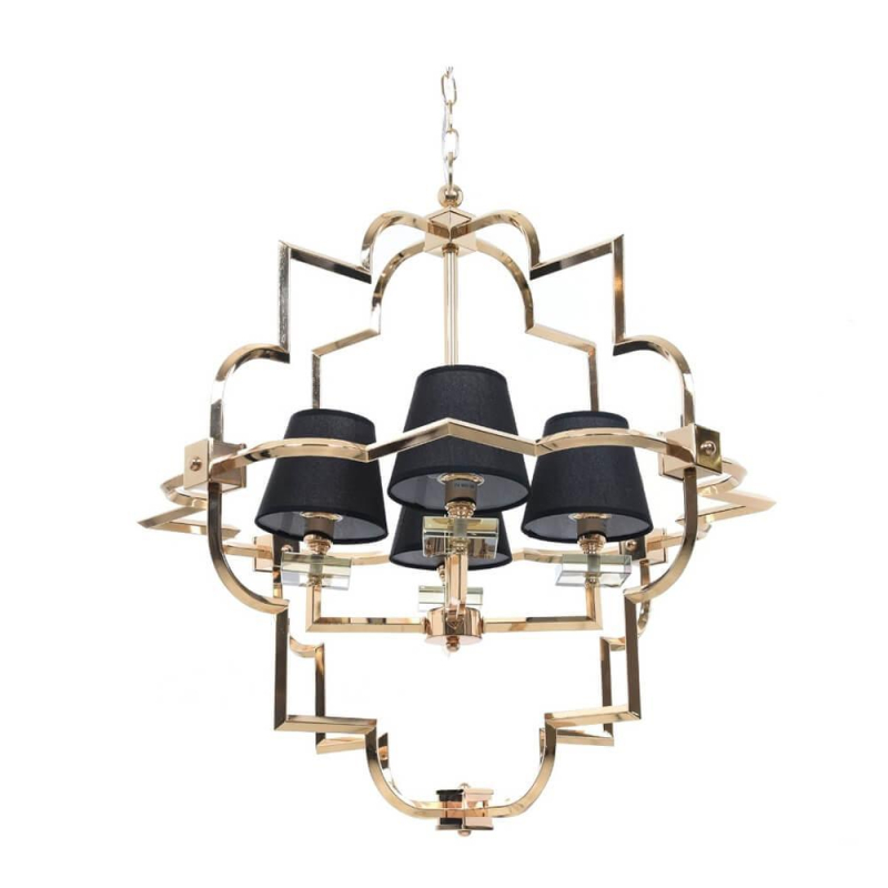 Подвесная люстра Lumina Deco Baltimore LDP 8020-4 GD+BK в Санкт-Петербурге