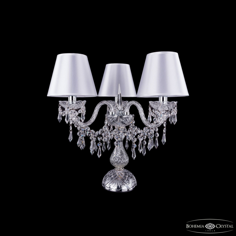 Настольная лампа Bohemia Ivele Crystal 1403L/3/141-39 Ni SH21-160 в Санкт-Петербурге