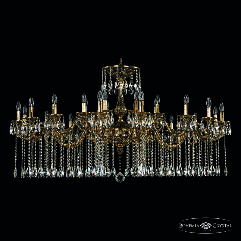 Подвесная люстра Bohemia Ivele Crystal Florence 71105/24/590 A GB в Санкт-Петербурге