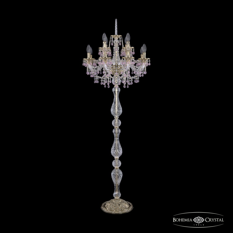 Торшер Bohemia Ivele Crystal 16110T8/8+4/195-165 G V7010 в Санкт-Петербурге