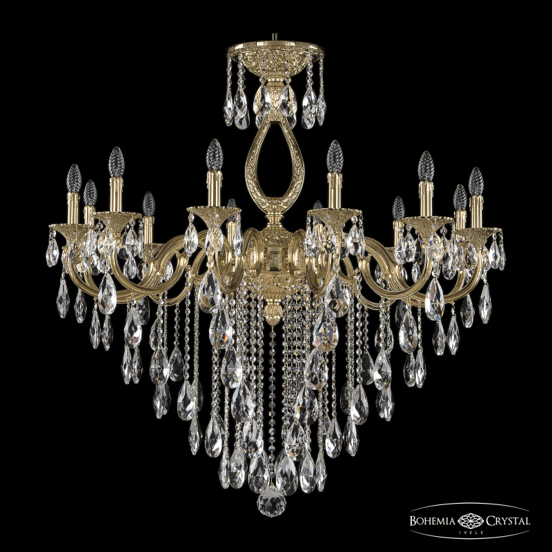 Подвесная люстра Bohemia Ivele Crystal Verona 72301/12/360 B G в Санкт-Петербурге