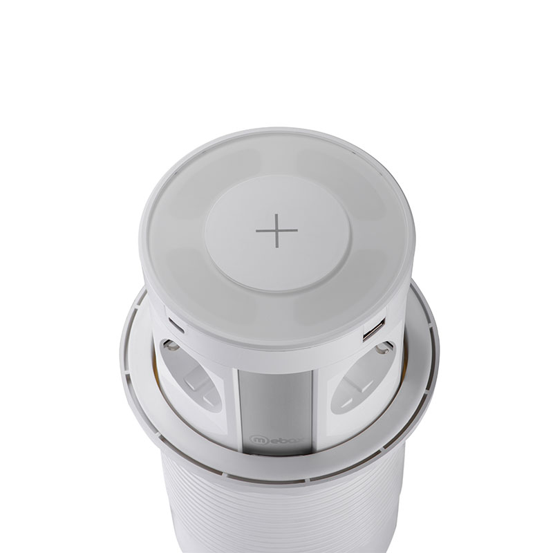 Блок розеток 107J (4 секции, 2 USB А + 2 USB С) Mebax 00-00001171 в Санкт-Петербурге