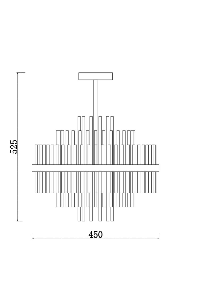 Люстра на штанге Freya Agora FR5216PL-06BS в Санкт-Петербурге