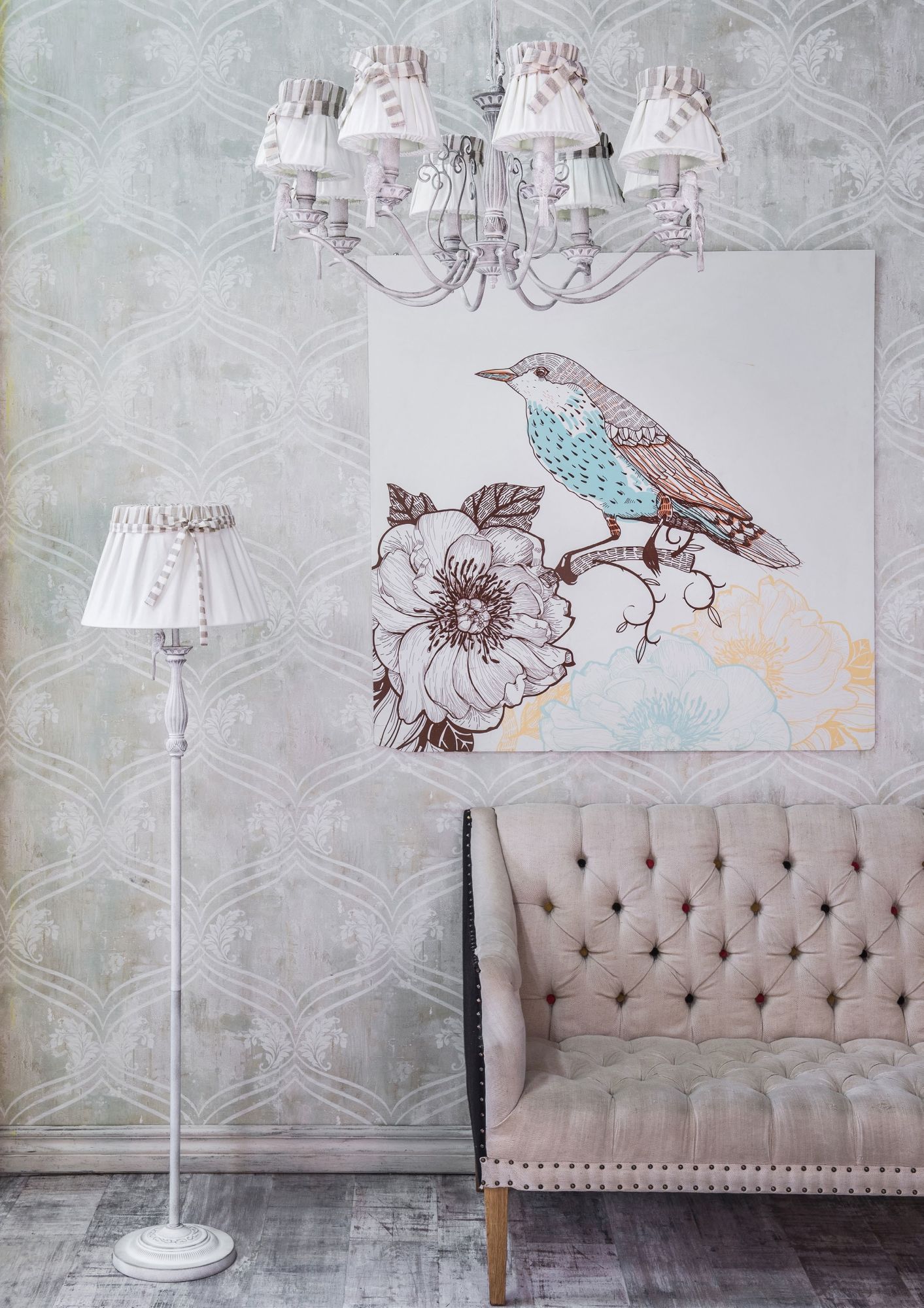 Торшер Maytoni Bird ARM013-22-W в #REGION_NAME_DECLINE_PP#