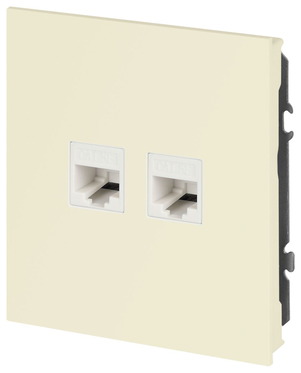 Розетка Эра Arktik 16-3108-02 информационная двойная 2XRJ45 слоновая кость Б0070485 в Санкт-Петербурге