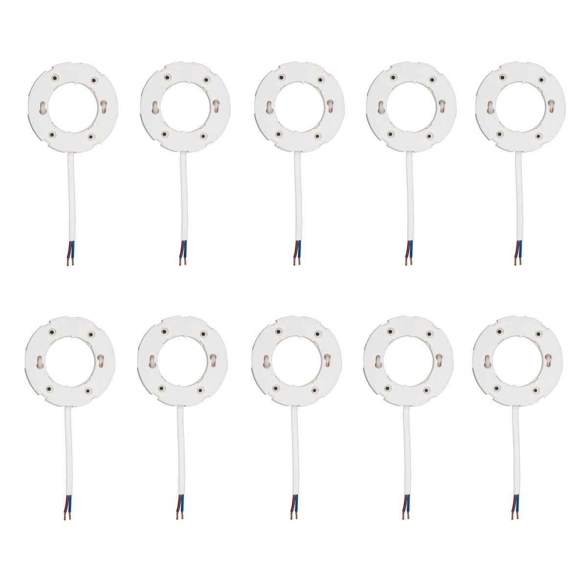 Патрон (10 шт.) Uniel ULH-GX53-Plastic-10cm SET10 POLYBAG UL-00012957 в Санкт-Петербурге